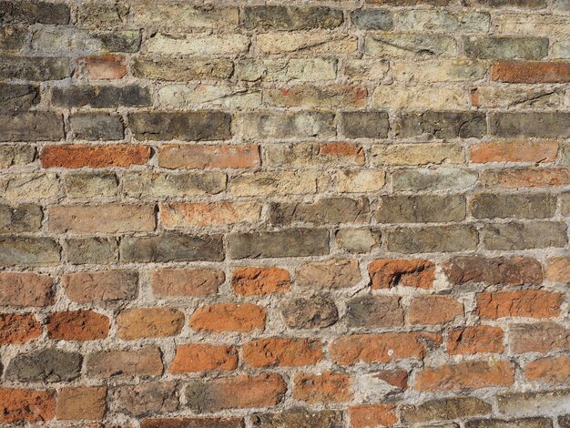 Red brick wall background