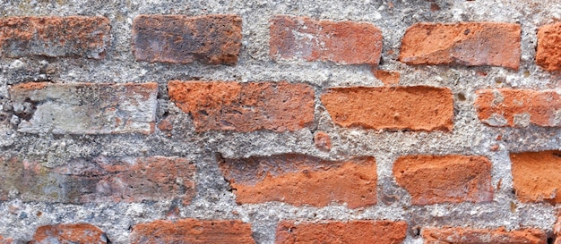 Red brick wall for background