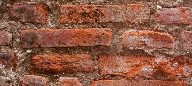 Red brick wall for background