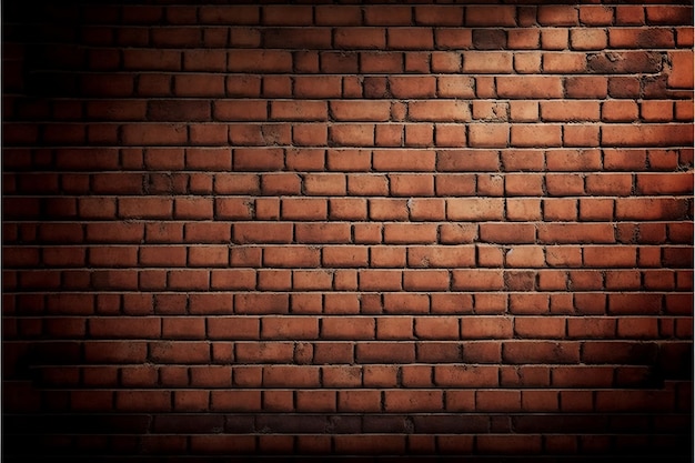 Red brick wall texture background creative digital painting