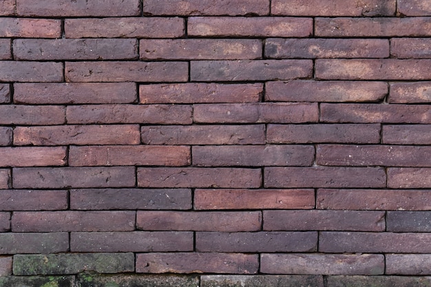 Red brick wall texture background pattern