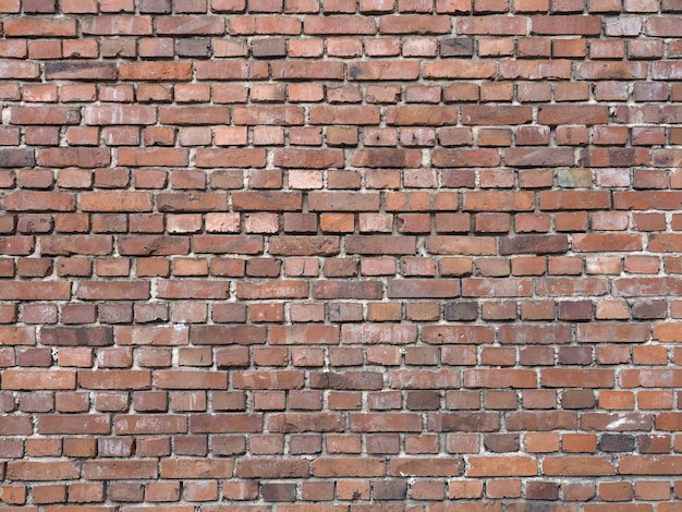 Red brick wall texture background