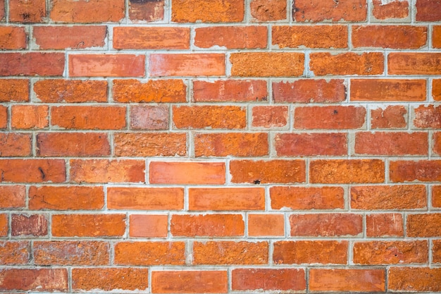 Red brick wall texture background 