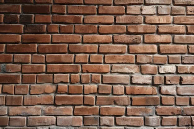 Red brick wall texture Generative AI