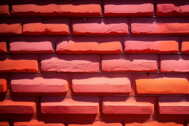 a red brick wall with a brick that says  no