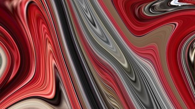 A red and brown background with a pattern of lines and shapes.