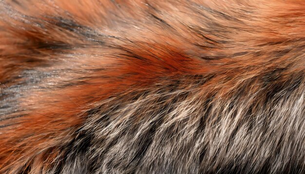 Photo red brown grey wolf fox bear fur natural animal wildlife concept and style for background