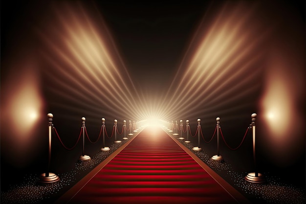 Red carpet cinema Made by AIArtificial intelligence