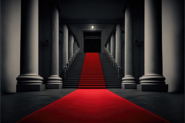 Red carpet cinema Made by AIArtificial intelligence