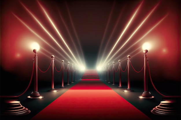 Red carpet cinema Made by AIArtificial intelligence