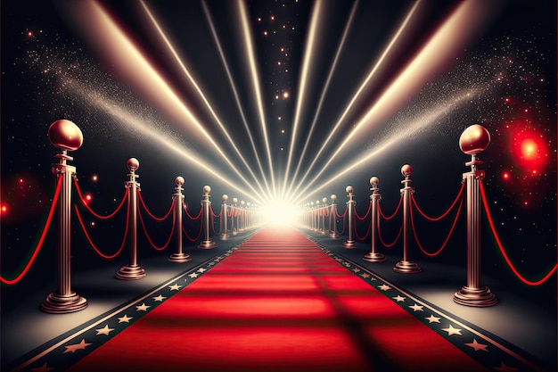 Red carpet cinema Made by AIArtificial intelligence