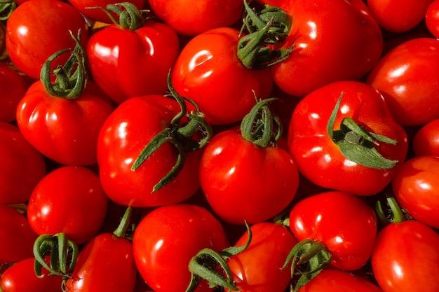 Red Cherry tomato background