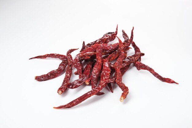 Red Chili isolated on white background