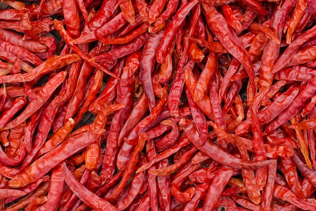 Red chilli background.