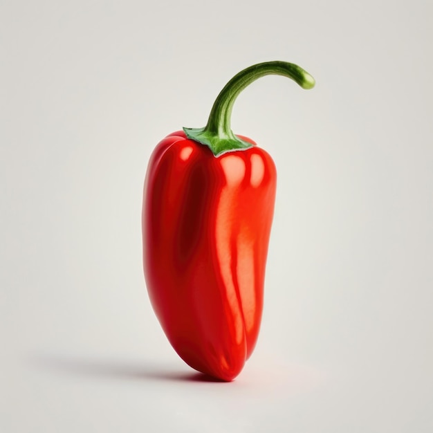 Red Chilly Pepper Isolated Illustration Generative AI