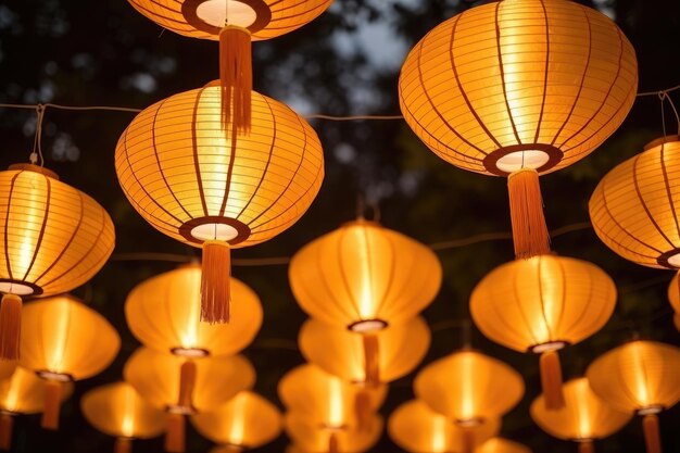 Red chinese lantern for Chinese New Year celebration