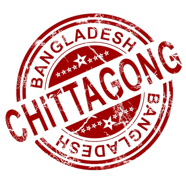 Red Chittagong stamp