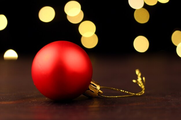 Red Christmas tree decoration