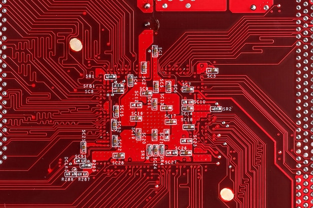 Red circuit board