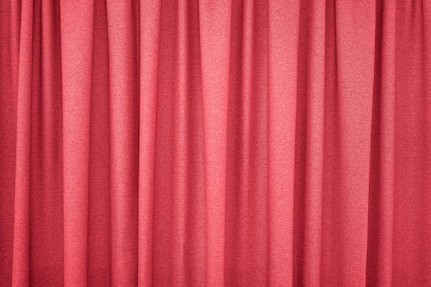 Red closed curtain use for background picture for backdrop or add text message background web design