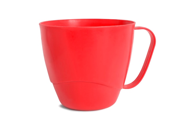 Red cup isolated