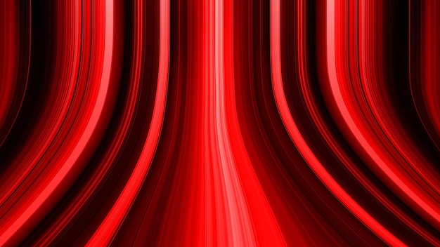 Red curtain background curves and flows Modern graphic style bend illustration