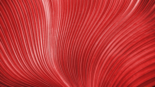 Red delicate smooth twist lines background. Abstract luxury texture for decorative.