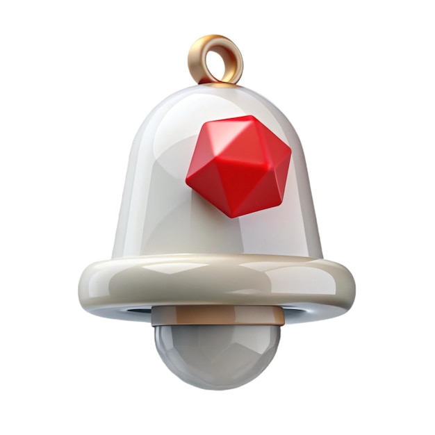 a red diamond shaped object is above a faucet