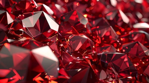 Red diamonds background