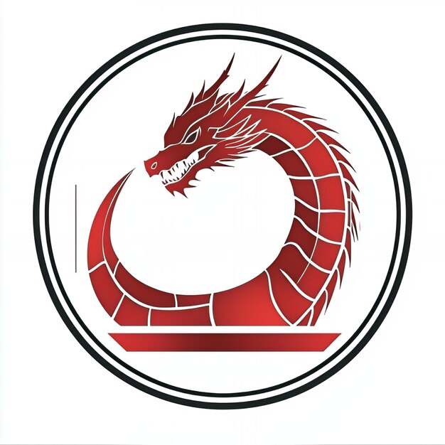 Red Dragon Circle Logo