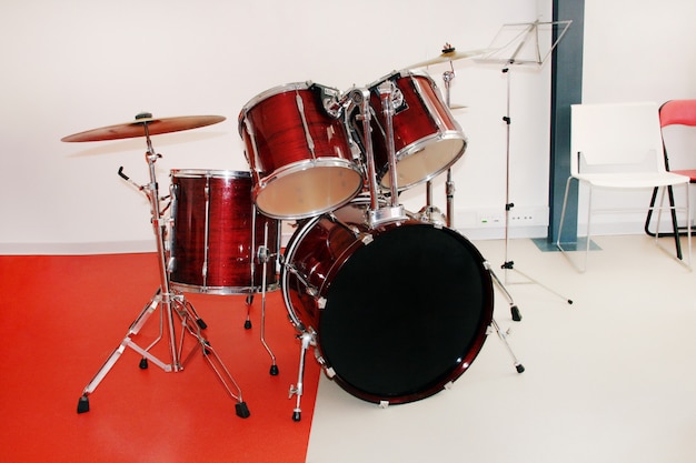 Red drum set