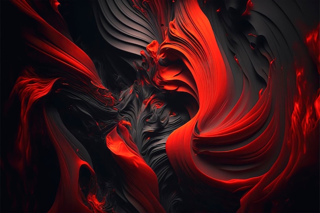 red fabric of intense fabric with movement. fabric in the wind, fabric for graphic design and photographers, created with Generative AI technology