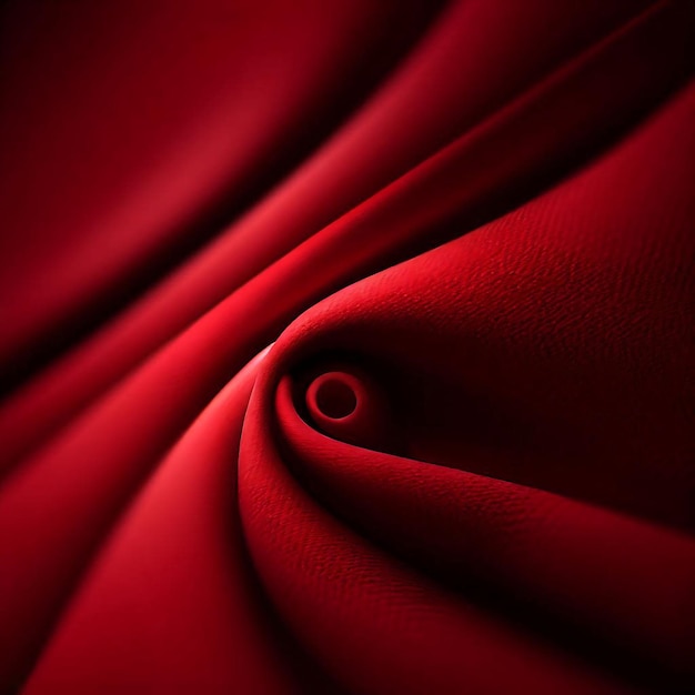 Red Fabric Texture Background