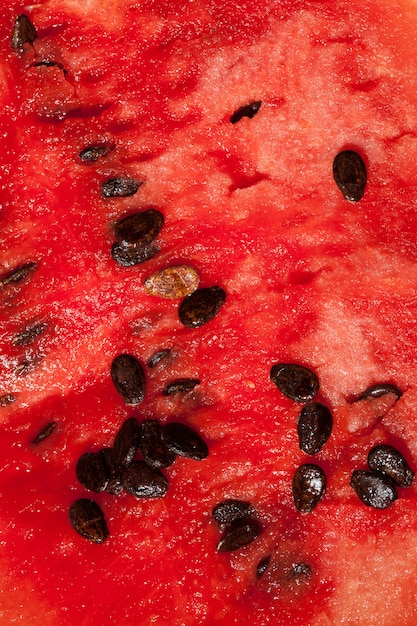 Red flesh watermelon with seeds