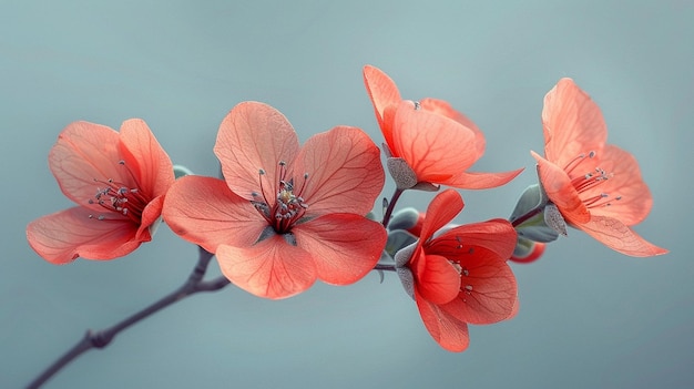 a red flower with the word  spring  on it