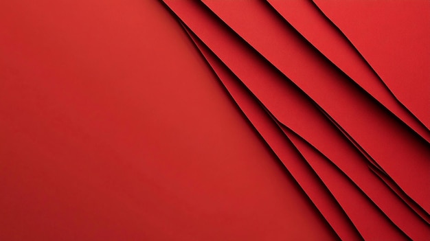 Photo red geometric shape background