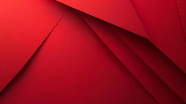 Photo red geometric shape background