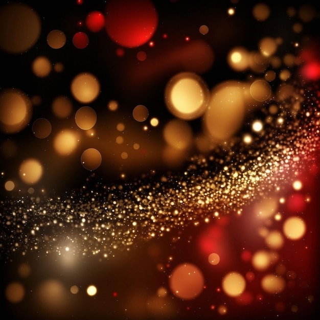 A red and gold background with a red background and a gold bokeh in the center.