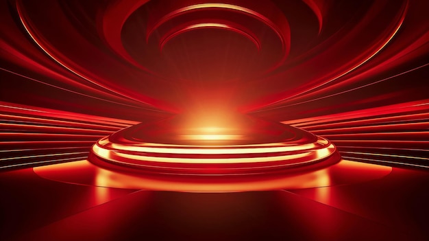 red gold futuristic abstract luxury background