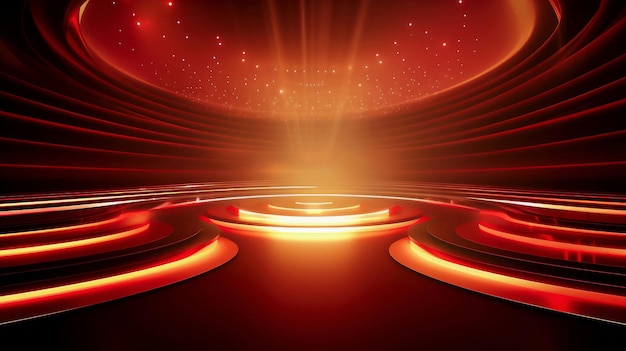 red gold futuristic abstract luxury background