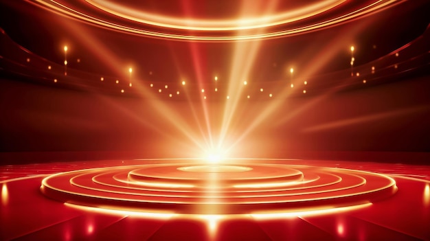 red gold futuristic abstract luxury background