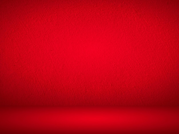 Red gradient wall blank studio room plain studio background