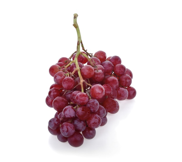 Red grape isolated