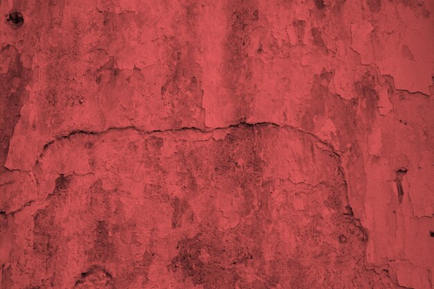 Red grunge concrete wall abstract background