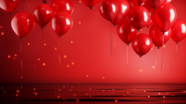 Red happy new year background