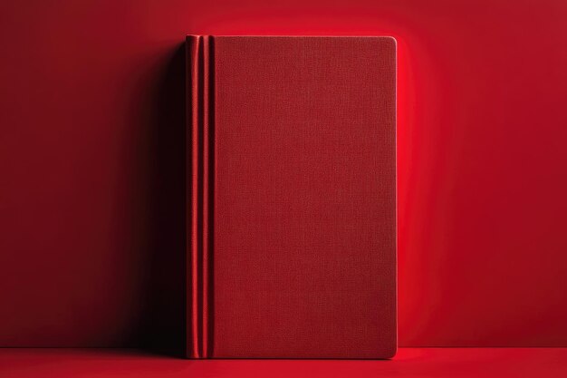 Photo red hardcover book front cover