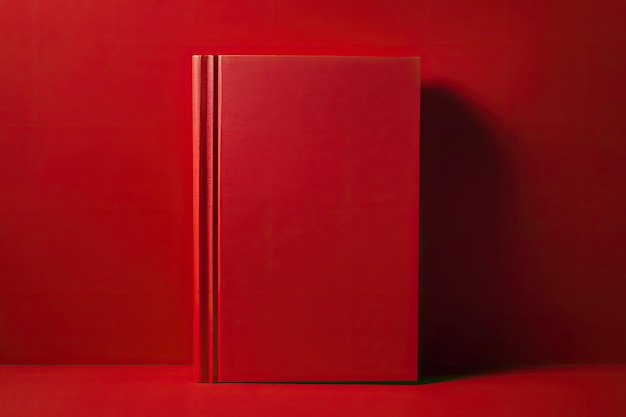 Photo red hardcover book front cover