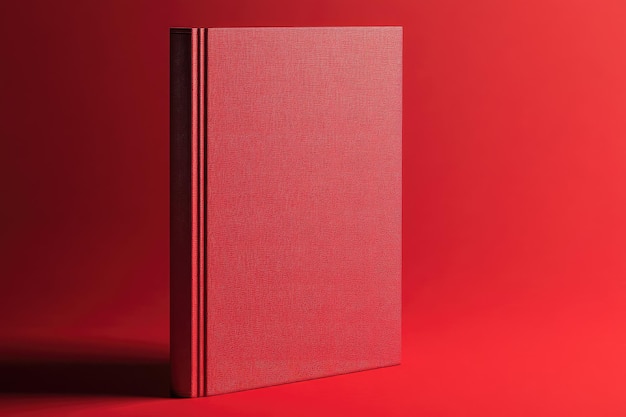 Photo red hardcover book front cover