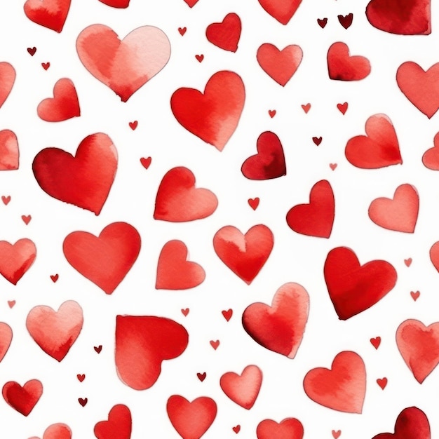 Red heart backgrounds pattern petal