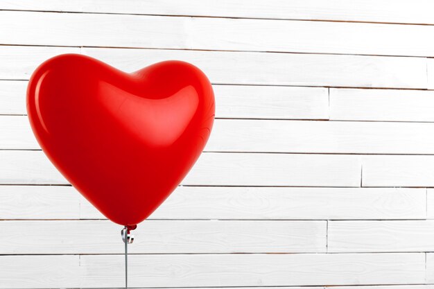 Red heart balloon